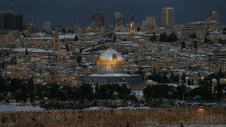לילה לבן ומושלג בירושלים ❄ A white and snowy night in Jerusalem 26/01/2022