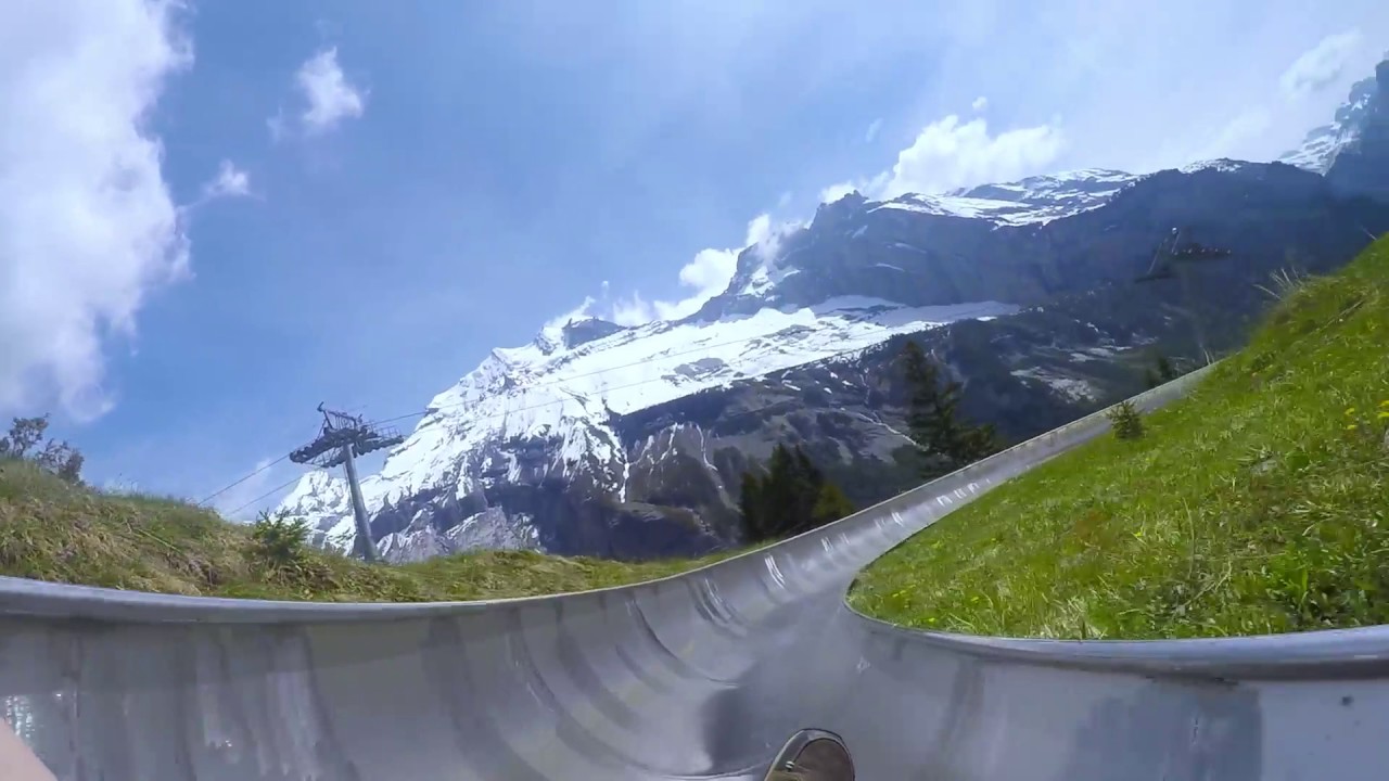 Mountain Coaster Tobbagan Ride - Kandersteg, Switzerland