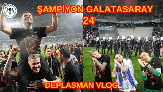 Konyaspor 1-3 Galatasaray Şampi̇yonluk Vlogu 24 Kez Şampi̇yon Galatasaray Konya Deplasman Vlog