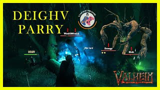 Deighv Parry Against The Swamp Valheim Community Playthrough Ash In Viking Hell