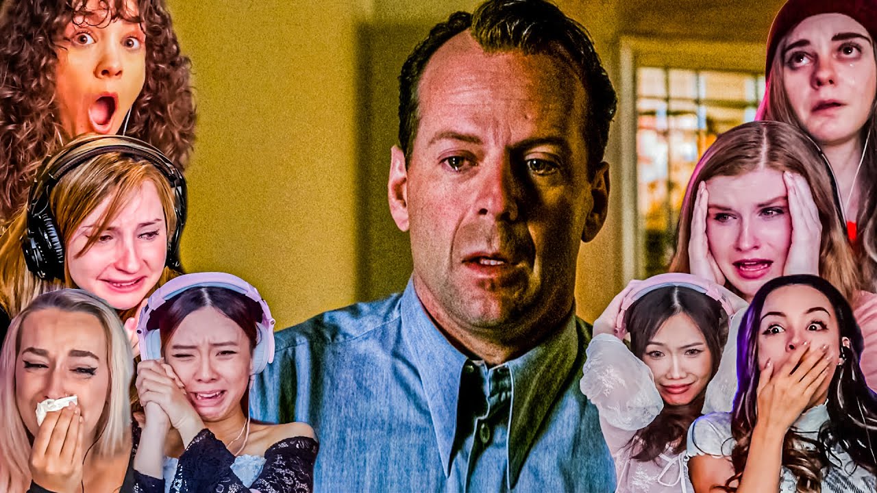 TOP FEMALE "SHOCKING ENDING" Reactions! Sixth Sense Movie Reaction