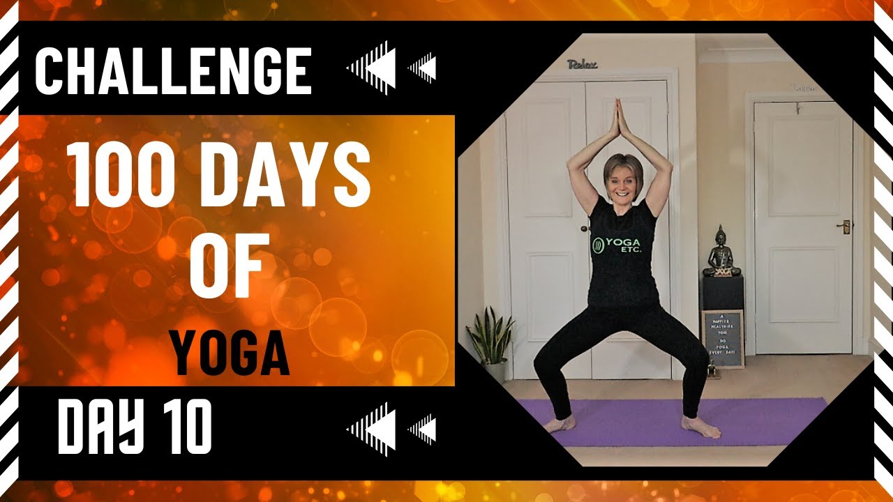 100 DAYS OF YOGA CHALLENGE | DAY 10 - YouTube