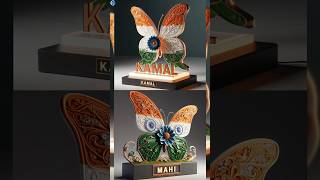 Tiranga Colour Butterfly With Name Ai Image Create || Butterfly Name Ai Image Create screenshot 4