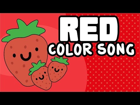Red | Color Song | Colores en inglés | Nursery Rhymes for Children