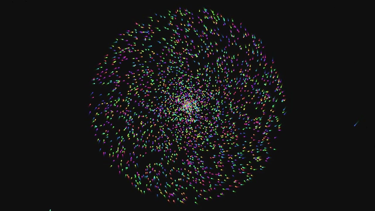 Convoluting Universe in Colors | Ambient Cosmic Visuals with Calming Music for Relaxation & Focus