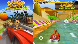Crash Bandicoot Nitro Kart 3D N-GAGE GAME (Polarbit 2008) FULL WALKTHROUGH