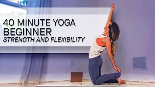 40 Minute Beginner Yoga for Strength and Flexibility screenshot 2