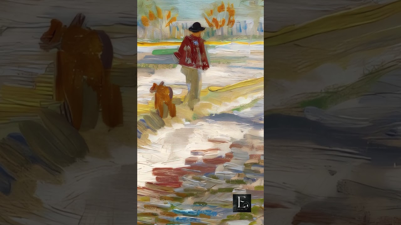 Van Gogh painted snow and made it warm