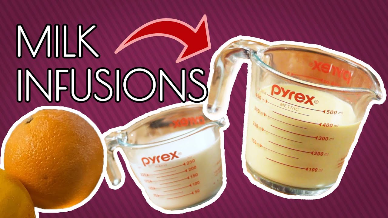 ADD MORE FLAVOR TO MILK! How to Infuse Milk & Simple Syrup for Better Baking