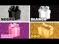 Elige 1 regalo de 4  desafo de 4 cajas de regalo  choose your gift