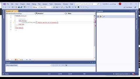 Hello World Console Application