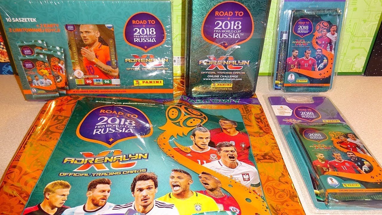 10 Limited Edition 10 Blister Panini Adrenalyn WM 2014 Brasilien
