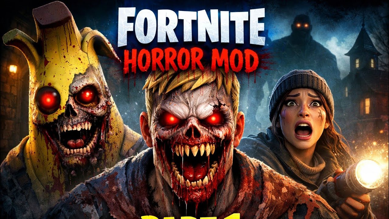 FORTNITE HORROR MOD 😱 The Scariest Map Ever! (Part 1) | Jumpscare Survival Gameplay