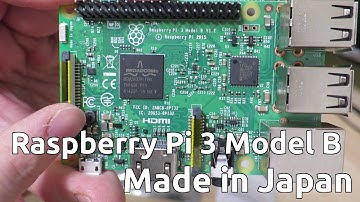 Raspberry Pi 3: Made in Japan