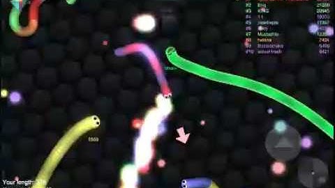 Slither.io Pt.1 Climbing to the top of the leaderboard