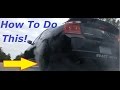 How to do a Burnout With an Automatic