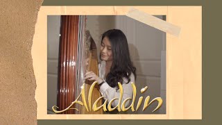 Aladdin Highlights | Harp Cover by Jessica Sudarta