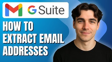 How to Extract Email Addresses from Google, Gmail, and G Suite (Tutorial 2025)