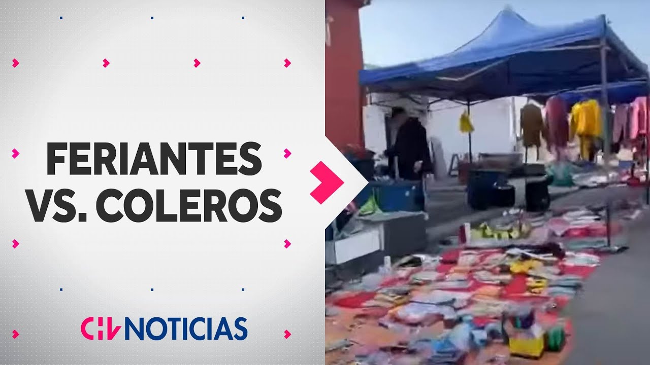 Feriantes denuncian MAFIAS ENTRE COLEROS: Los conflictos en las ferias libres de Santiago