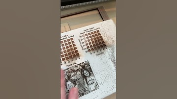 Setting up a material test in Lightburn.