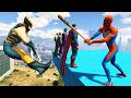 GTA 5: THAT WAS BRUTAL! SPIDER-MAN WITH A BASEBALL BAT vs SUPERHEROES! (Euphoria Physics) Ep.10
