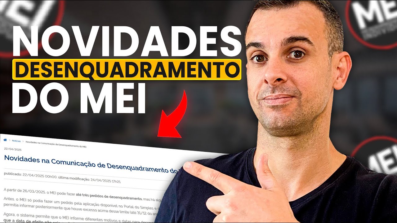 DESENQUADRAMENTO do MEI ficou MAIS FÁCIL e RÁPIDO | O QUE MUDA e COMO FAZER