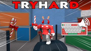 XMAS TRYHARD BEATS TEAMERS IN MM2...🎄 (Handcam + ASMR)