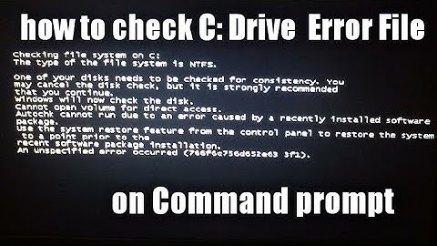 how to Check & fix Bad sector using command prompt | in Bengali