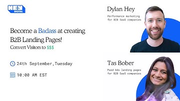 B2B Landing Pages With Tas Bober