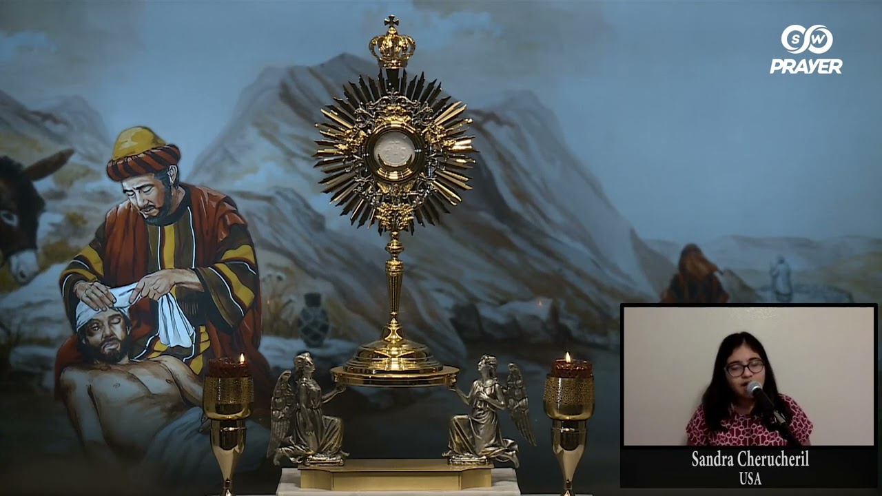 Eucharistic Adoration led by Jenson Joseph ,USA | Pope's Monthly Intention Jan 2022