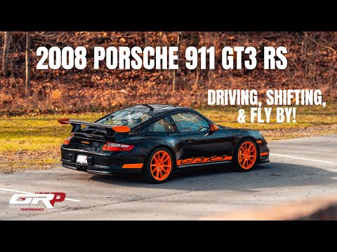 2008 Porsche 911 GT3 RS: Driving, Shifting, &amp; Fly By
