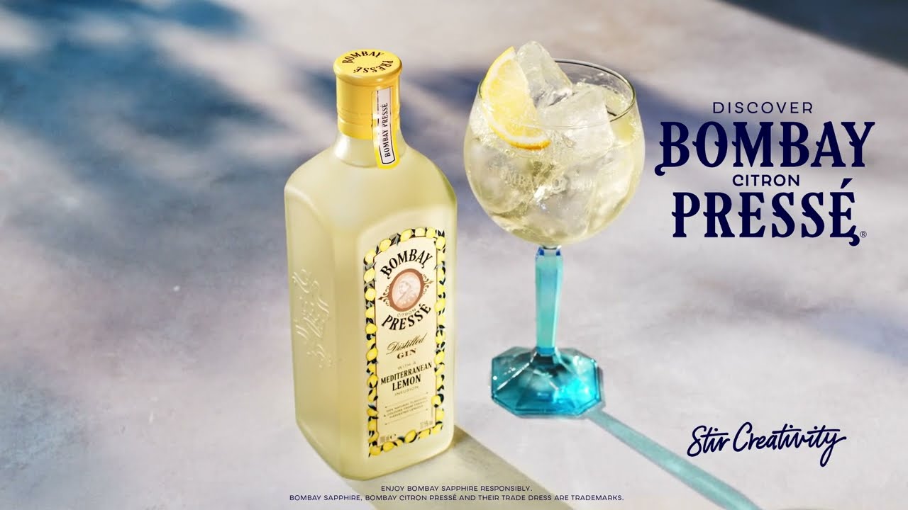 Gin Presse Lemon Bombay Sapphire Flavored | Citron | Bombay