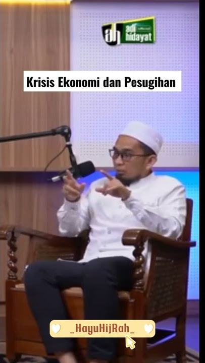 'Krisis Ekonomi dan Pesugihan'| Ustadz Adi Hidayat
