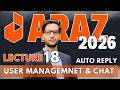 Daraz Course 2026 | User Management or Customer Auto Chat Setting Details | Lecture 18 | Maaz Ali