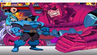 APOCALYPSE vs GALACTUS  - Final Boss Fight😤 Marvel vs Capcom Mugen Comics Battle Tribute 2024