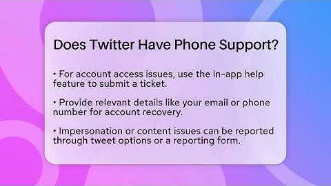 Does Twitter Have Phone Support? - Everyday-Networking