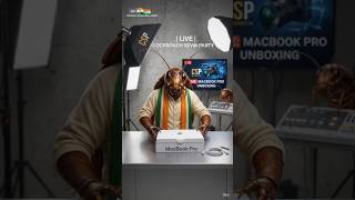 Cockroach Seva Party: MacBook Pro Unboxing in Studio! 💻🪳 #Shorts