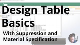 Design Table Basics (Solidworks)