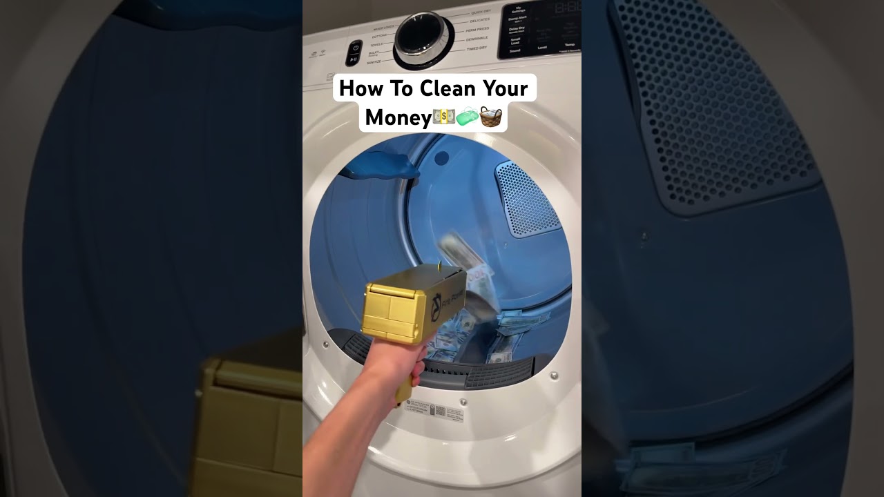 How To Clean Your Money💵🧼🧺