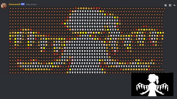 Bad Apple but in Discord in Real Time Using Emojis