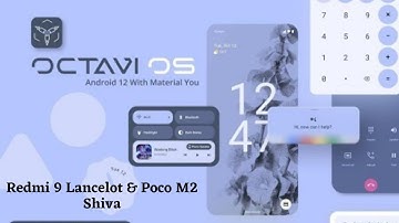 Review custom Rom OCTAVI OS 3.3 OFFICIAL ANDROID 12 | Redmi 9 | 9 Prime | Poco M2