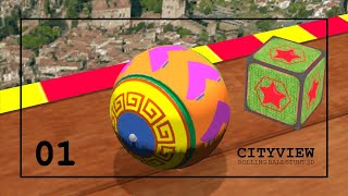 Cityview Rolling Ball Stunt 3D | Gameplay e.01 | Level 1-10 screenshot 3