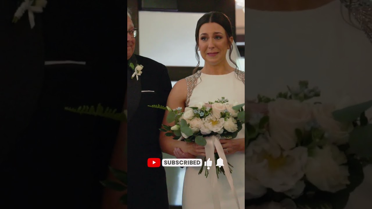 Emotional Moment as Dad Walks his Daughter Down the Aisle!