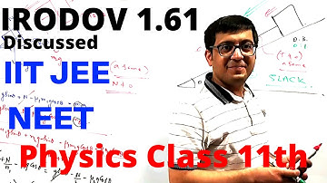 IRODOV Problem 1.61 | IIT JEE Mains, NEET | by Vinay IIT Kanpur Alumnus