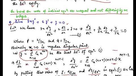 Frobenius Method Part 1 when x=0 is a regular singular point
