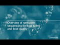 What you're missing matters: delivering food safety with Oxford Nanopore
