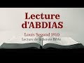 Abdias bible louis segond 1910