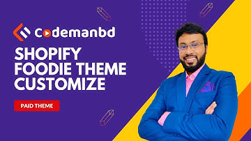 Shopify Foodie Theme Customize - Paid Theme