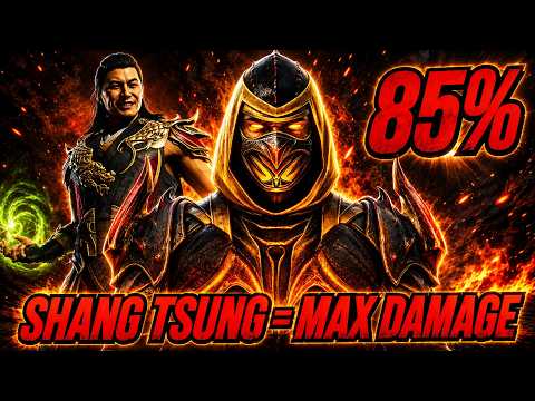 THESE MAX DAMAGE 70%-85% SHANG TSUNG COMBOS ARE OVERPOWERED!: MORTAL KOMBAT 1