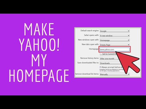 How to Make Yahoo your Homepage?